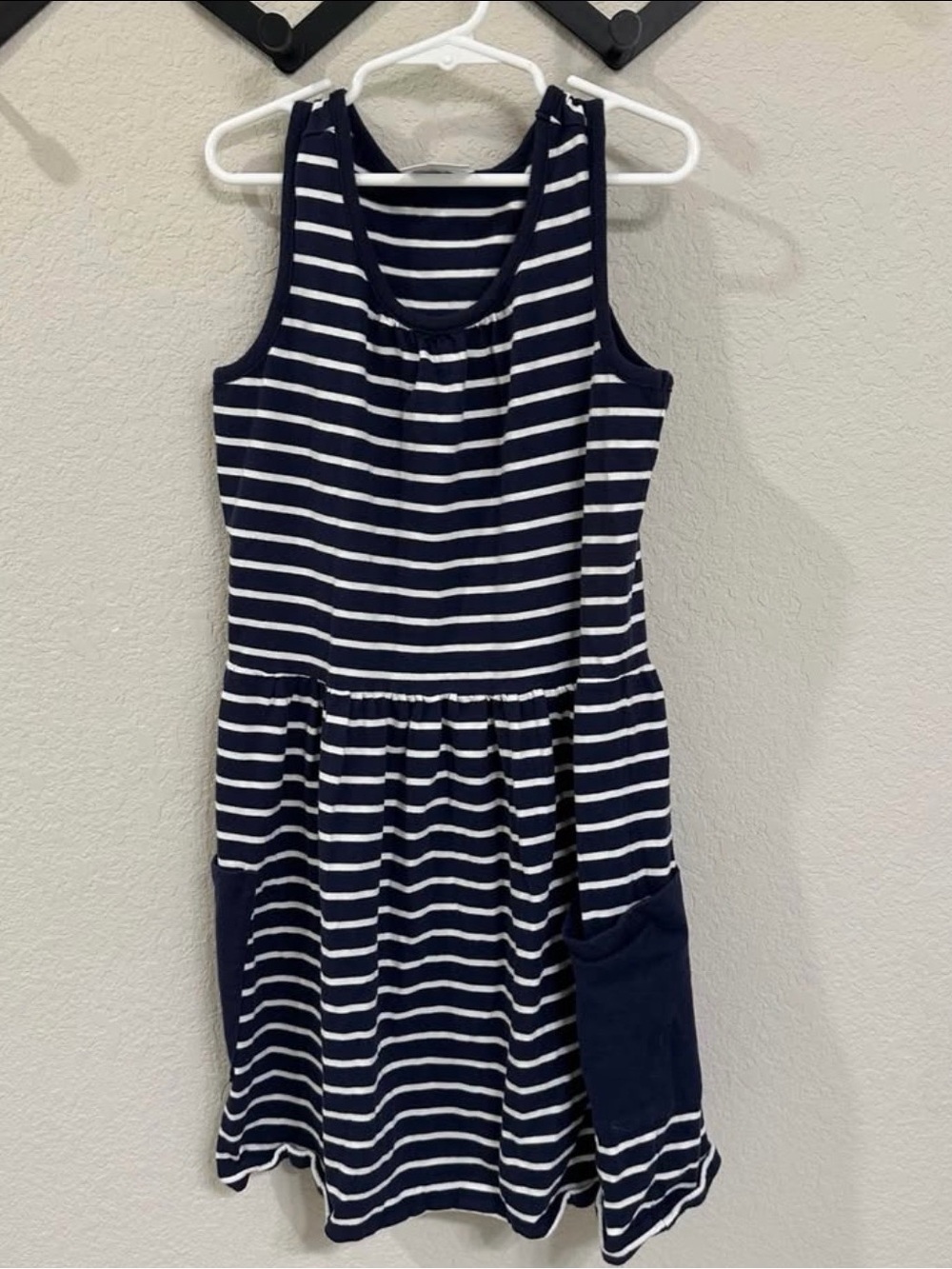 Hanna Andersson Navy Striped Dress